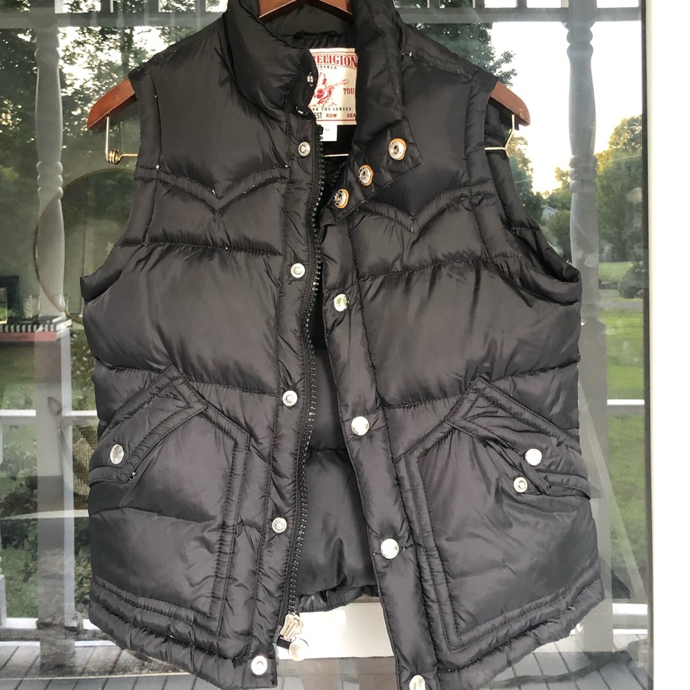 True Religion down vest